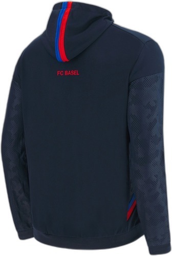 MACRON-Sweatshirt À Capuche Full Zip Fc Bâle 22/2023 Travel-1