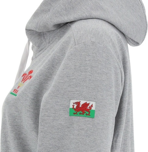 MACRON-Sweatshirt À Capuche Full Zip Pays De Galles Rugby Xv Merch Ca Lf-3