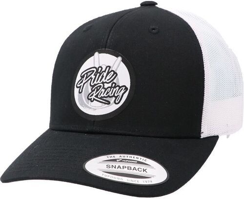 Pride Racing-Casquette Pride Trucker Patch Mesh V2 Black / White-0