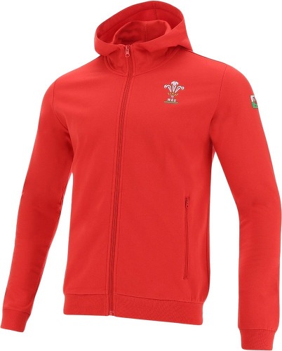 MACRON-Sweatshirt à capuche full zip Pays de Galles Rugby XV Merch CA LF-image-1