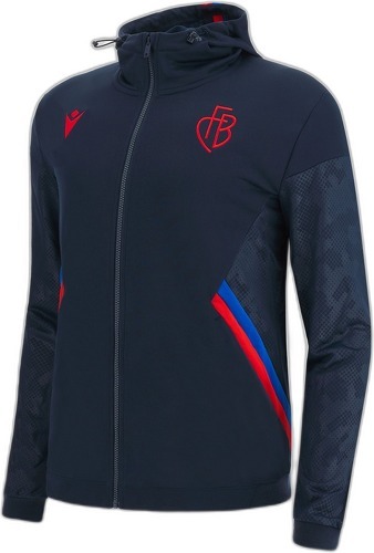 MACRON-Sweatshirt à capuche full zip FC Bâle 22/2023 Travel-image-1
