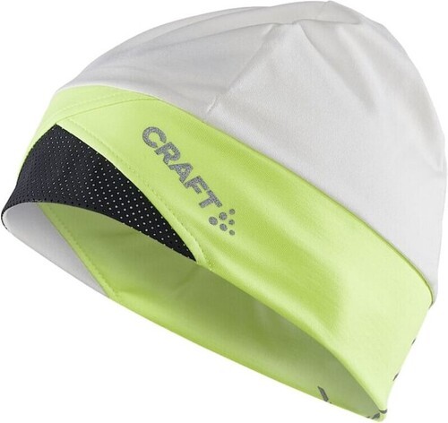 CRAFT-ADV LUMEN FLEECE HAT Blanc / Jaune AH 2022-0