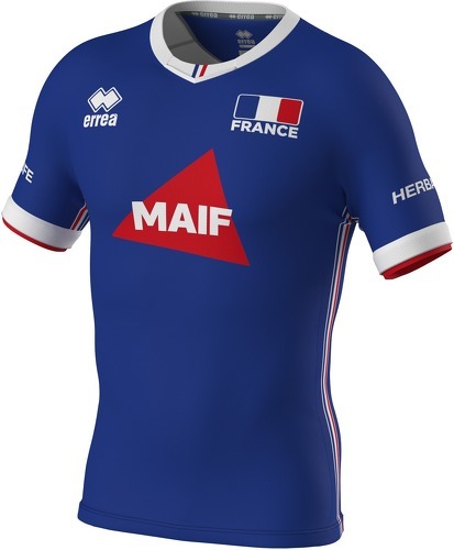 ERREA-Maillot Officiel Domicile de l'Equipe France de volleyball 2023/24-1