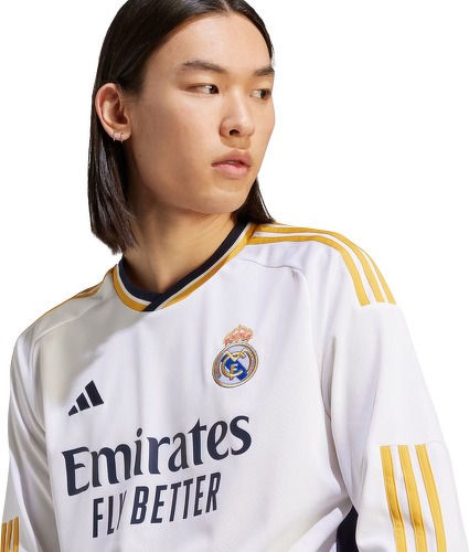 adidas Performance-Maillot à manches longues Domicile Real Madrid 23/24-4