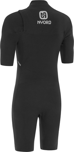 Nyord-2023 Nyord Mens Tempus 2/2Mm Chest Zip Shorty Wetsuit-1