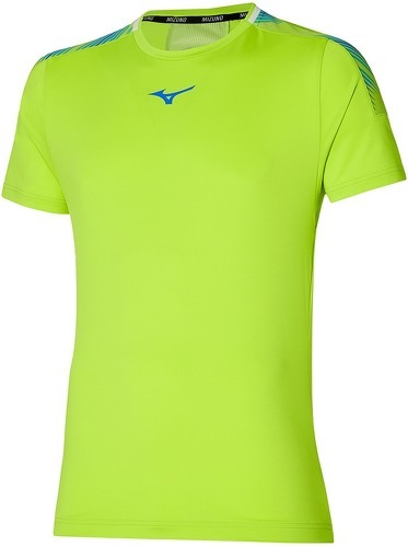MIZUNO-T-shirt de Tennis Vert Pomme Homme Mizuno Shadow-image-1