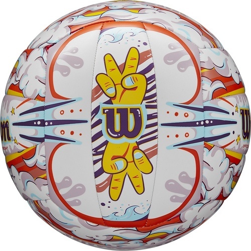 WILSON-Ballon de Beach Volley Wilson Graffiti Peace-3