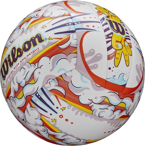 WILSON-Ballon de Beach Volley Wilson Graffiti Peace-4