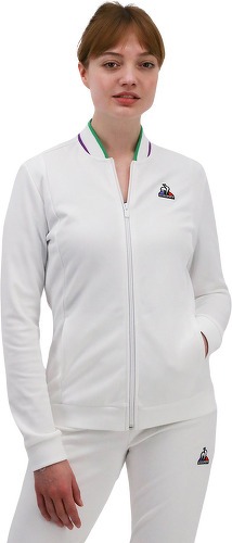LE COQ SPORTIF-Sweat Shirt Avec Zip Lcs Blanc-3