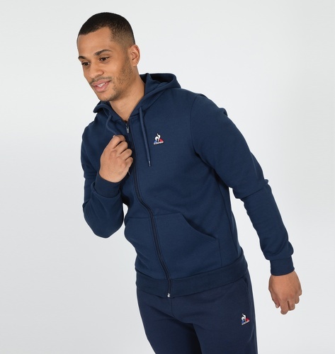 LE COQ SPORTIF-Sweat à capuche zippé Essentiels-0