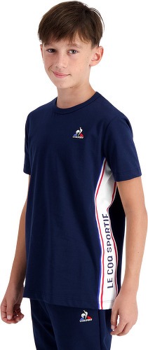 LE COQ SPORTIF-T-shirt Le Coq Sportif Enfant TRI TEE SS N1 Bleu-image-1