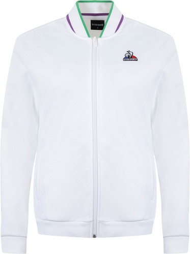 LE COQ SPORTIF-Sweat Shirt Avec Zip Lcs Blanc-1