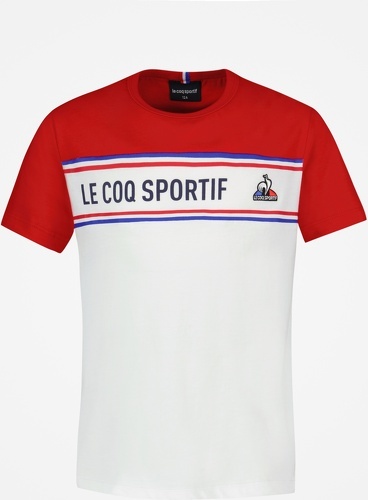 LE COQ SPORTIF-T-shirt le Coq Sportif enfant TRI TEE SS N2 rouge/blanc/bleu-image-1