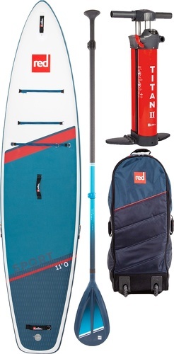 Red Paddle Co-2023 Red Paddle Co 11'0 Sport Stand Up Paddle Board, Bag, Pump, Paddle-image-1