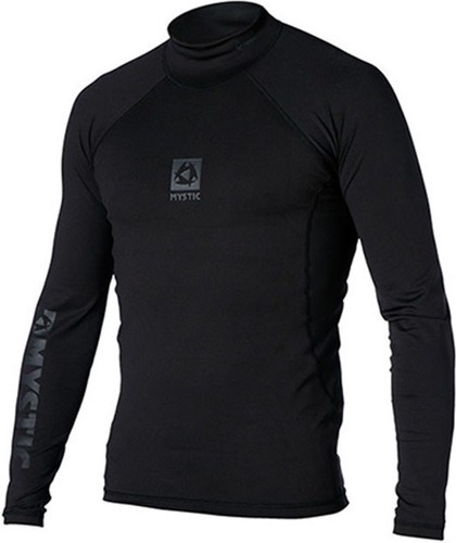 Mystic-2022 Mystic Men's Long Sleeve Bipoly Thermo Vest Black-0