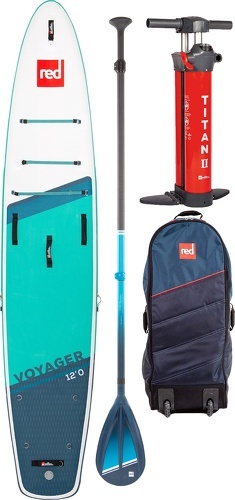 Red Paddle Co-2023 Red Paddle Co 12'0 Voyager Stand Up Paddle Board, Bag, Pump, Padd-image-1