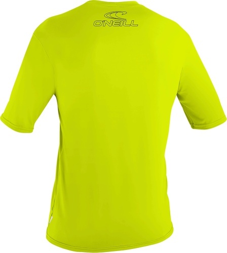 O’NEILL-2023 Youth Basic Skins Short Sleeve Rash Tee Lime-1