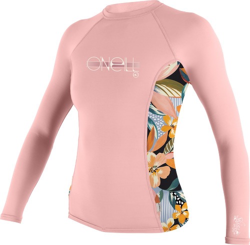 O’NEILL-O'Neill Girls Premium Skins Long Sleeve Rash Vest - Peony /-image-1