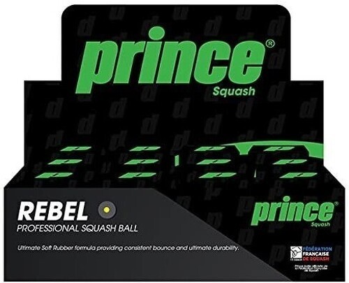 PRINCE-Tube De 3 Balles De Squash Prince Rebel-2