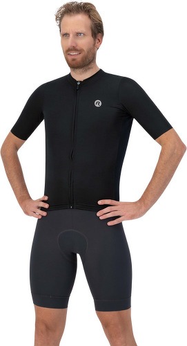 Rogelli-Maillot Manches Courtes Velo Distance - Homme - Noir-2