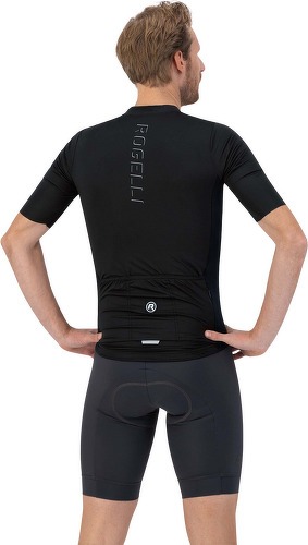 Rogelli-Maillot Manches Courtes Velo Distance - Homme - Noir-3