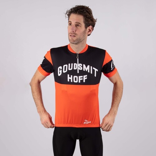 Rogelli-Maillot Manches Courtes Velo Goudsmit Hoff - Homme - Orange-2