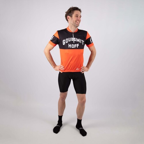 Rogelli-Maillot Manches Courtes Velo Goudsmit Hoff - Homme - Orange-4
