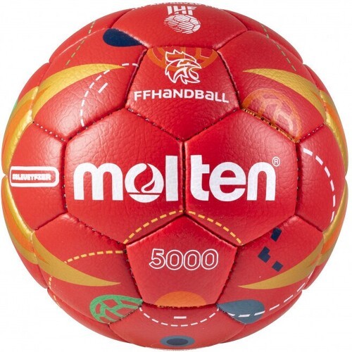MOLTEN-Ballon de Handball Molten FFHB Compétition HX5001 T3-image-1