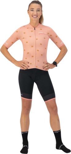 Rogelli-Maillot Manches Courtes Velo Fruity - Femme - Coral-4