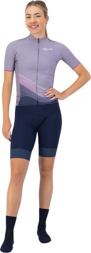 Rogelli-Maillot Manches Courtes Velo Peace - Femme - Violet/Rose-4