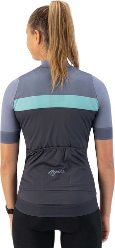 Rogelli-Maillot Manches Courtes Velo Prime - Femme - Bleu/Turquoise-3