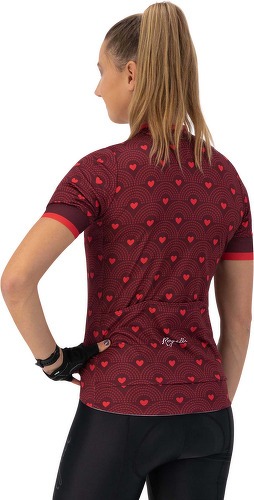 Rogelli-Maillot Manches Courtes Velo Winter - Femme - Bordeaux/Rose-3