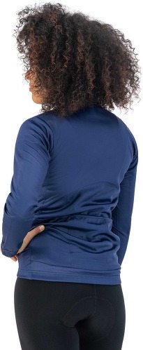 Rogelli-Maillot Manches Longues Velo Core - Femme - Bleu foncé-3