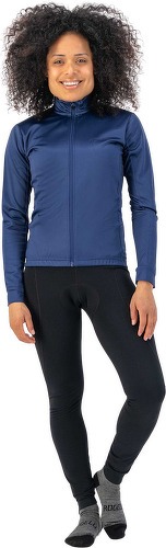 Rogelli-Maillot Manches Longues Velo Core - Femme - Bleu foncé-4