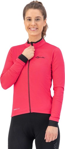 Rogelli-Maillot Manches Longues Velo Essential - Femme - Cerise-2