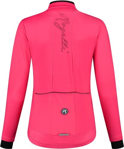 Rogelli-Maillot Manches Longues Velo Essential - Femme - Cerise-1