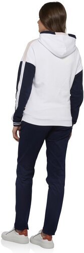 ROLAND-GARROS-Sweat à capuche Color Block Roland-Garros Femme - marine et terre battue-2