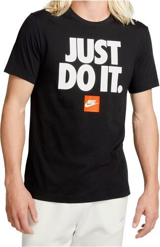 NIKE-T-shirt Nike Sportswear Just Do It Verbiage noir/blanc-3