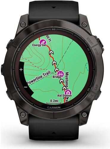 GARMIN-Fenix 7x Pro Sapphire Solar Carbon Gray-2