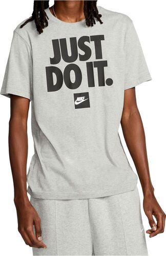 NIKE-T-shirt Nike Sportswear Just Do It Verbiage gris/noir-3