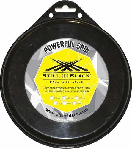 STILL IN BLACK-Cordage de tennis Still in Black Powerful Spin 200 m-image-1