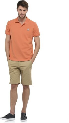 ROLAND-GARROS-Polo piqué manches courtes Roland-Garros homme - terre battue-4
