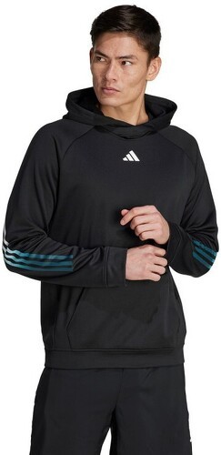 adidas Performance-Sweat-shirt à capuche Train Icons 3-Stripes Training-1