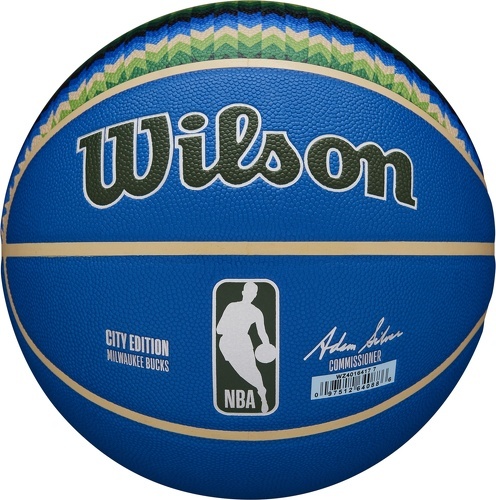 WILSON-Wilson NBA Team City Collector Milwaukee Bucks Ball-1