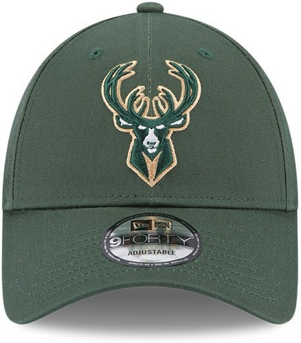 NEW ERA-New Era 9Forty Strapback Cap - SIDE PATCH Milwaukee Bucks-0