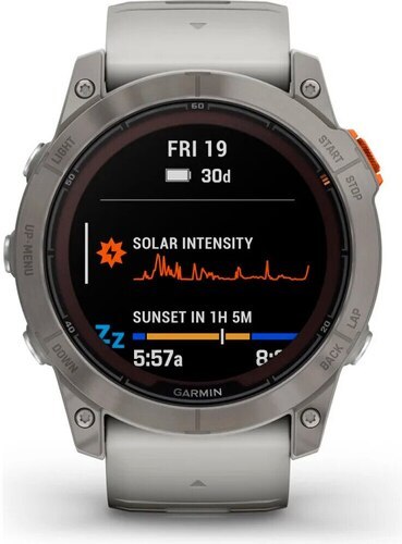 GARMIN-GARMIN FENIX 7X PRO Sapphire Solar Titanium-4