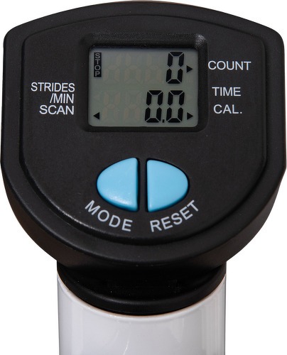 HOMCOM-Stepper Fitness avec guidon ergonomique - écran LCD multifonction - résistance réglable - acier-3