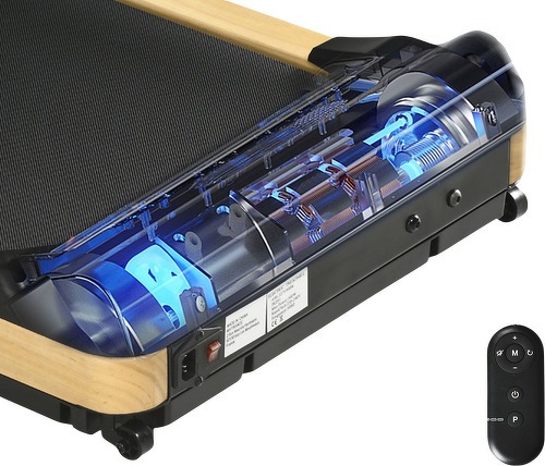 HOMCOM-Tapis De Marche Fitness Électrique 550 W 0,5 À 6 Km/H Écran Led Multifonction Télécommande Enceintes Bluetooth-3