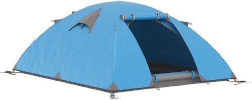 Outsunny-Tente De Camping 2 3 Personnes Dim. 268L X 214L X 103H Cm 2 Portes Zippées, Tapis Sol, Sac Transport Alu. Polyester-0
