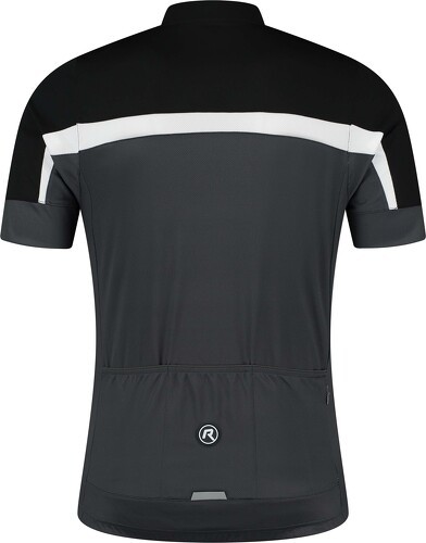 Rogelli-Maillot Manches Courtes Velo Course - Homme - Noir/Gris/Blanc-1